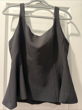 Commense Black Peplum Blouse